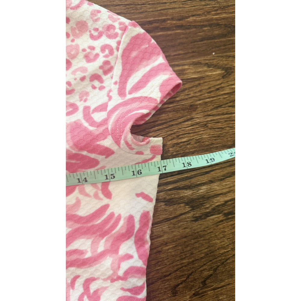 Lilly Pulitzer Rayna Get Spotted Pink Lion Dress Cut Out Back Size Small 3068 - Picture 7 of 10